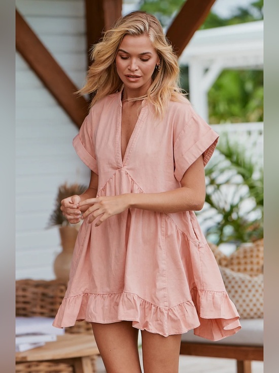 Free People Dresses & Skirts - Free People Agnes Denim Dress XS
